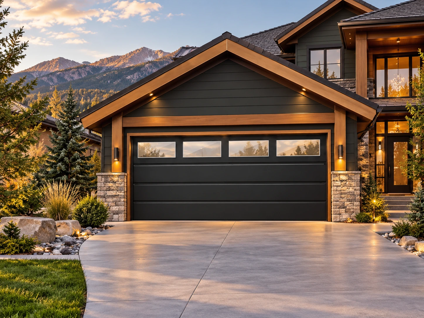 Modern Garage Door Exterior